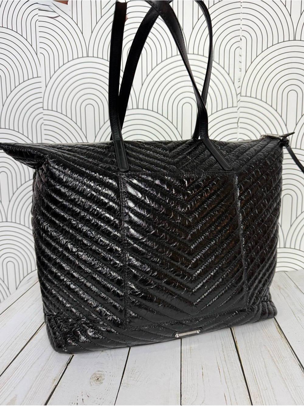 Rebecca Minkoff Black Quilted Tote